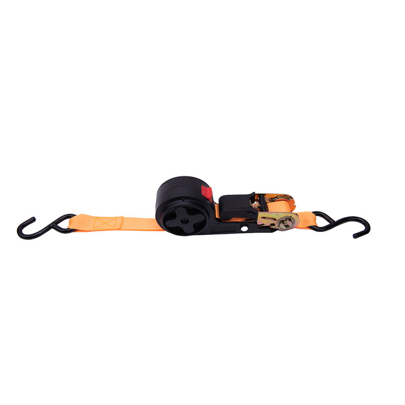 25mm 500kgs retractable ratchet strap